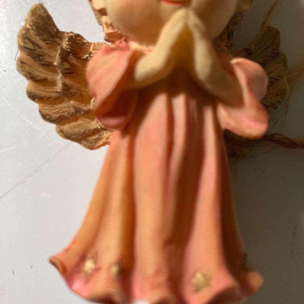 Vtg 12 Piece Christian Children Hand Painted Nativity Set Sweet Face Christmas - Picture 8 of 16